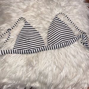 Hollister striped bikini top